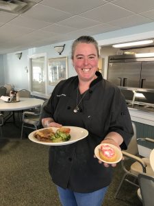 Jamie offering Congo lunch