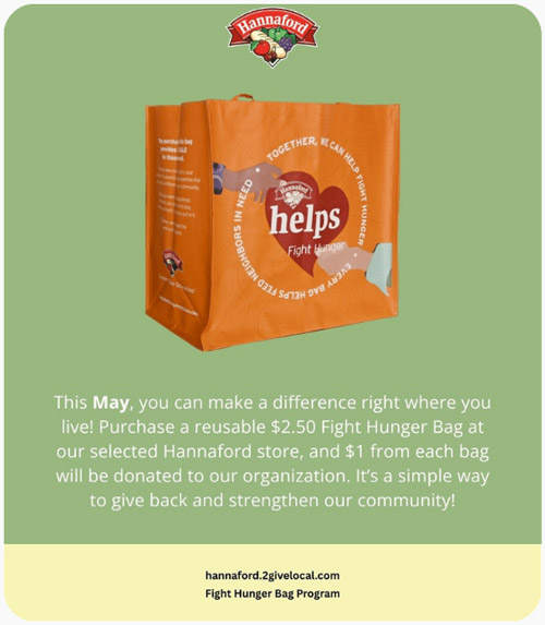Hannaford Bag Month